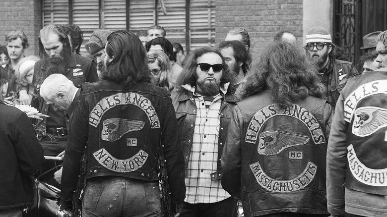 Angels in New York with long hair and denim jackets