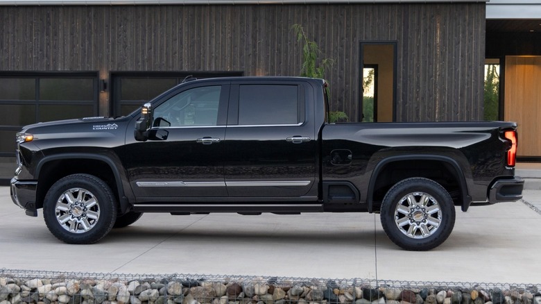 The Chevrolet Silverado HD in High Country trim.