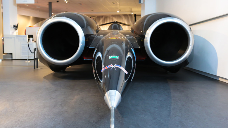 Thrust SSC land speed record car, front-view