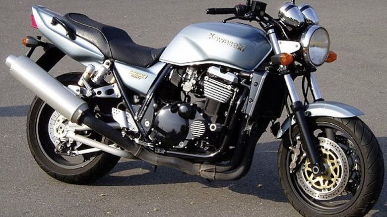 silver Kawasaki ZRX1100