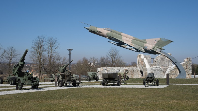 MiG-21 gate guard