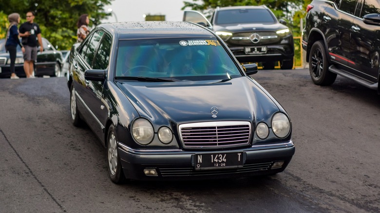 Mercedes-Benz W210 E 300 driving street