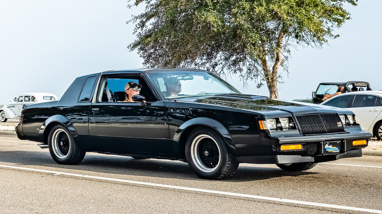 Front quarter view of Buick GNX parked