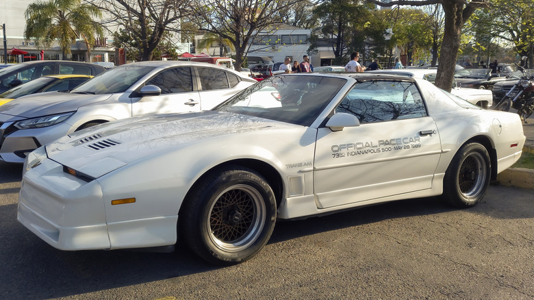 White 20th anniversary edition Trans-Am