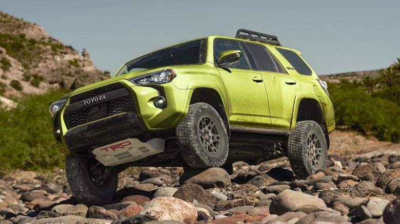 2022 Toyota 4Runner off-roading