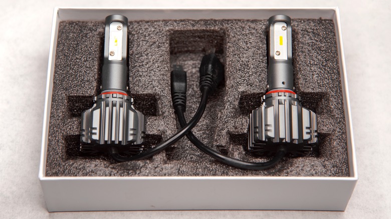 LED Headlight Units in box