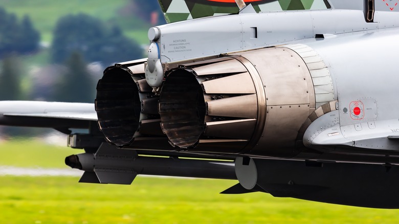 EJ200 engine on a Eurofighter Typhoon