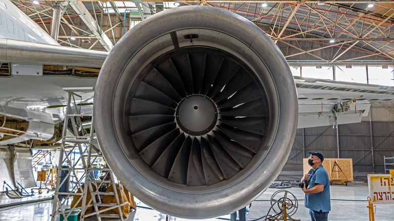 RB211 on a Boeing 757