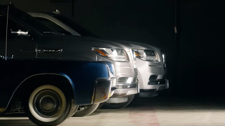 The three vehicles of Mickey Haller in Season 1 of the Lincoln Lawyer TV series