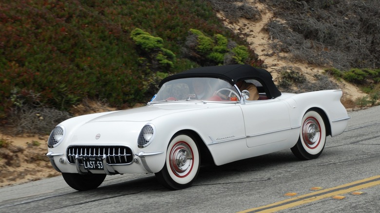 1953 Chevrolet Corvette Convertible road