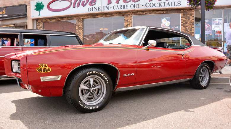 1970 GTO in parking lot