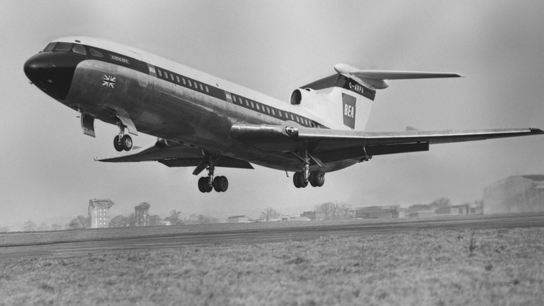 maiden flight of the Hawker Siddeley Trident