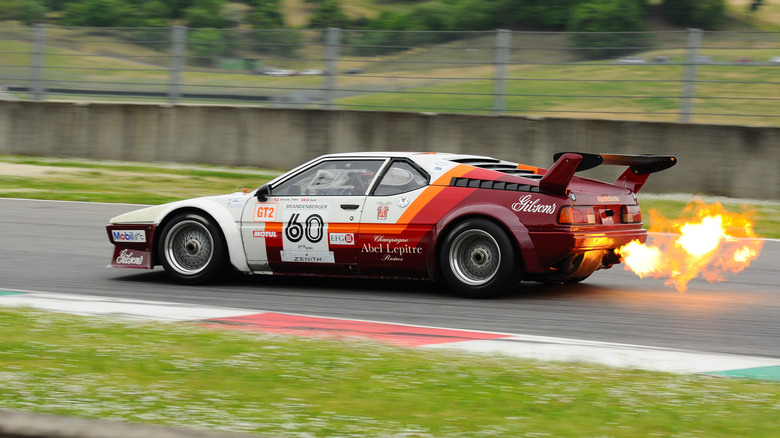 1979 BMW M1 on a track