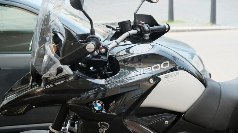 Parked BMW R1200GS