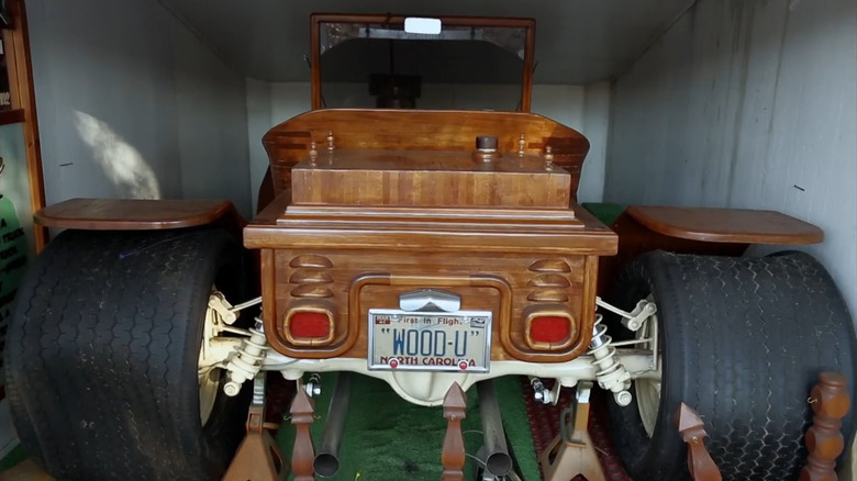 Back of all  wooden Model T