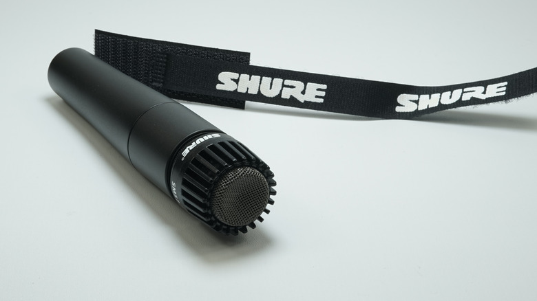 Shure SM57 microphone is a legendary mic commonly used for capture musical instruments at the studio or on a live stage.