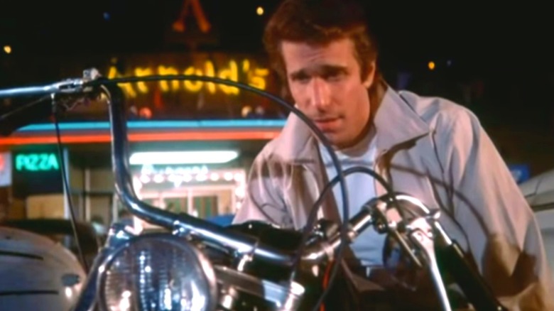 The Fonz on his Knucklehead