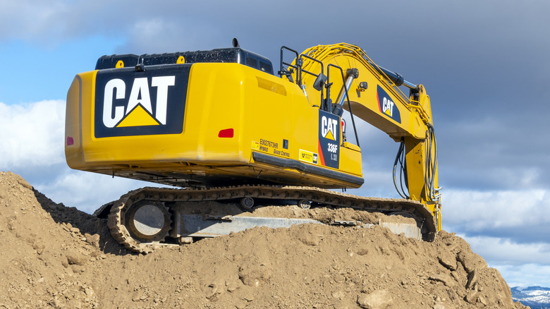 Caterpillar excavator