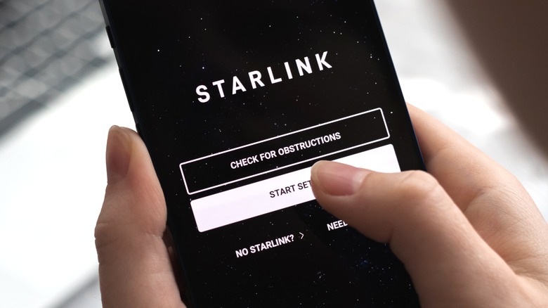 Starlink app smartphone