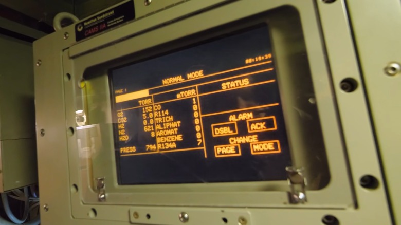 submarine atmospheric monitoring system