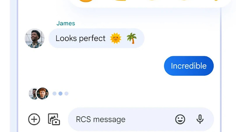 RCS chats in Google Messages