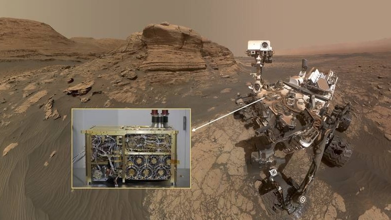 SAM instrument on Curiosity