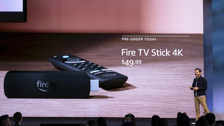 Fire TV Stick 4K showcased at Amazon hardware event