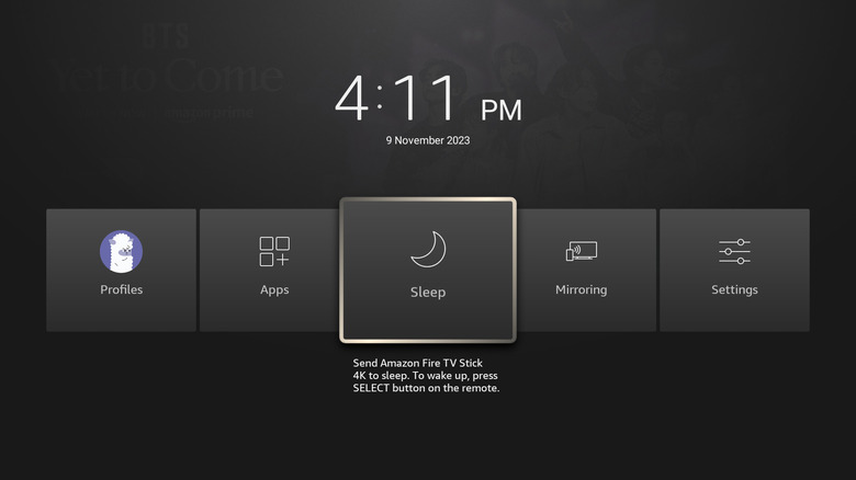 Fire TV Stick Sleep mode