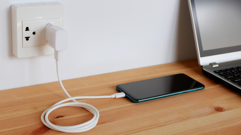 smartphone charger wall socket