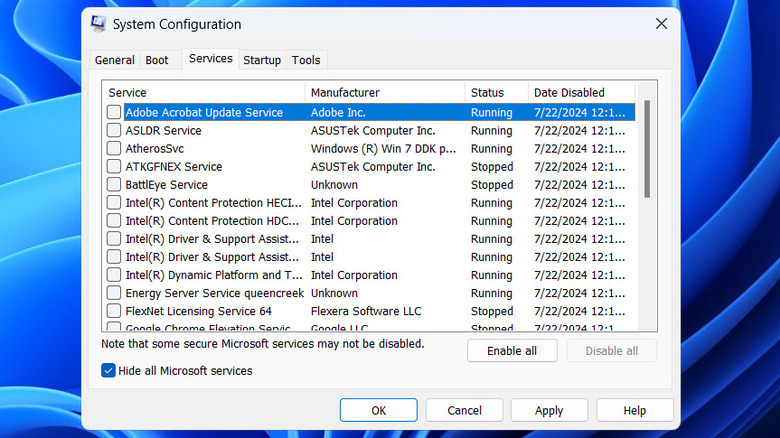 Windows 11's System Configuration