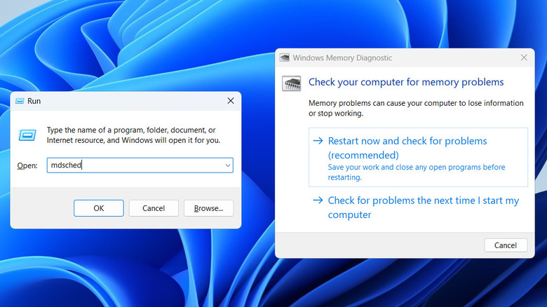 Windows Memory Diagnostic tool