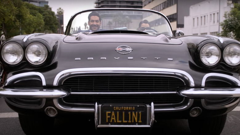 Front of the 1962 Corvette C1 from the Netflix show "Lucifer"