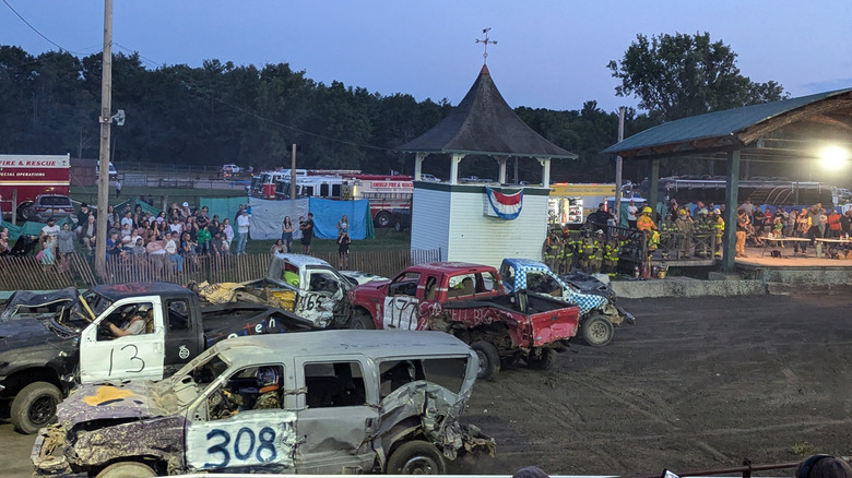 Demolition Derby at the Trumansburg Fair