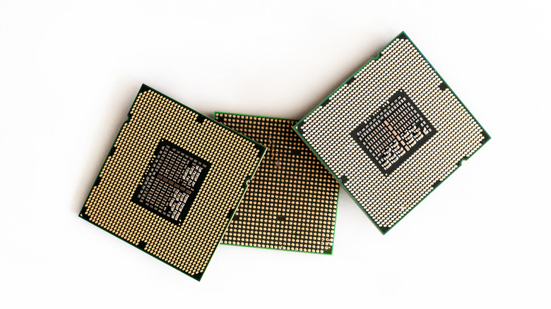 processors stacked together