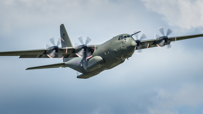 C-130 Hercules in flight