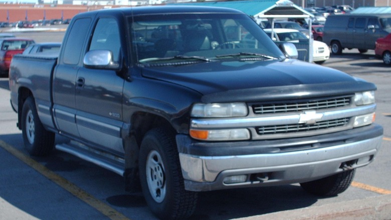 1999-2006 Chevrolet Silverado in parking lot