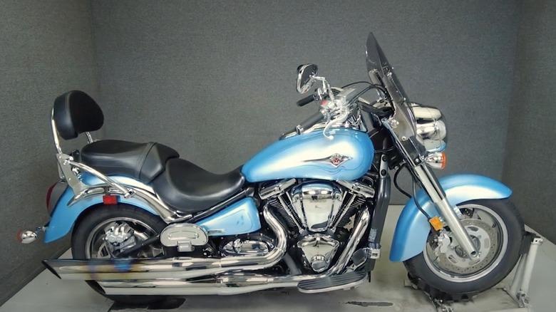 Kawasaki Vulcan 2000 parked showroom display