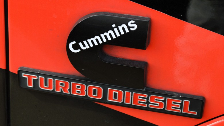 Cummins turbo diesel engine logo