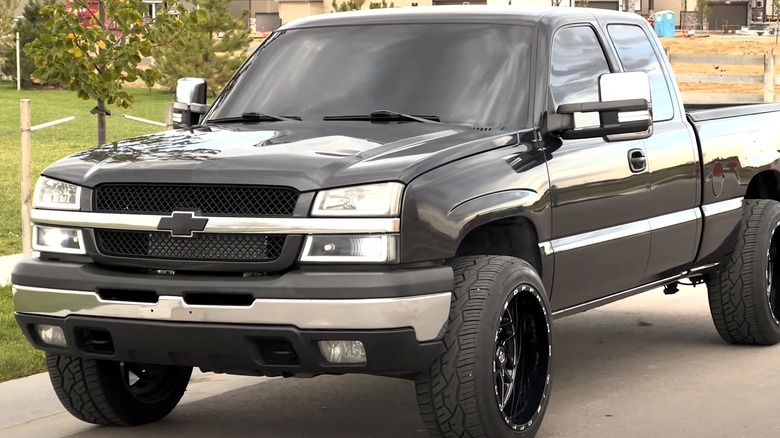 Chevy Cateye Silverado on display