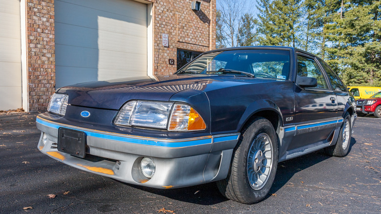 Fox Body Mustang in parking lot