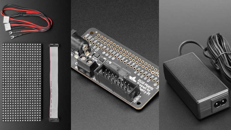 Split Image Matrix, Pi HAT, Power Supply