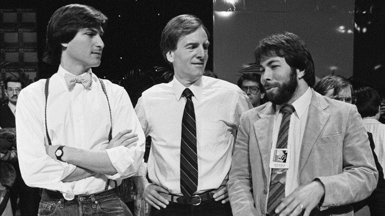 Jobs, Sculley, and Wozniak