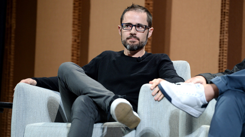 Evan Williams speaking at an event in 2010