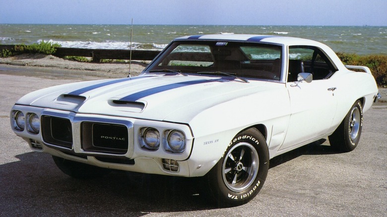 1969 white Pontiac Trans Am