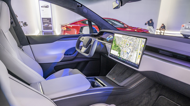 Tesla Model X cabin