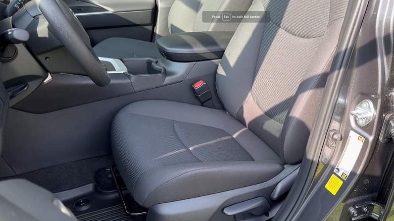 RAV4 LE manual driver's seat