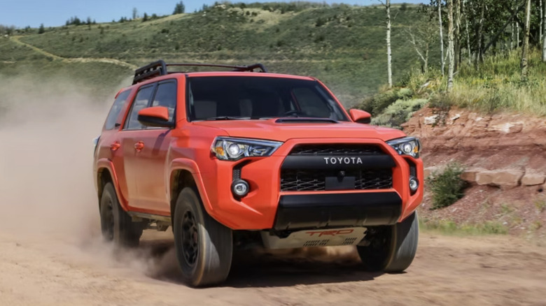 Orange 4Runner TRD Pro Toyota