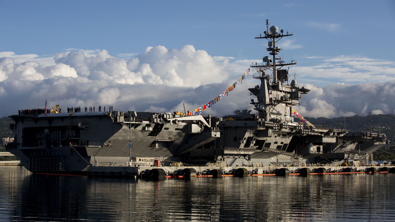 USS John C. Stennis docked