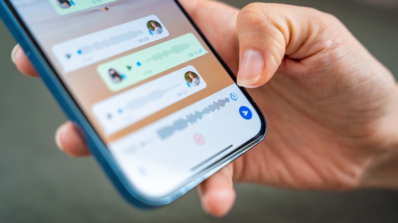 WhatsApp voice messages
