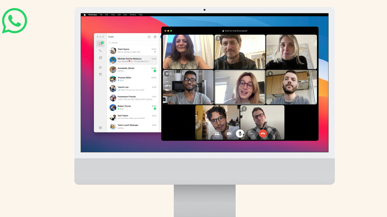 WhatsApp Mac group call